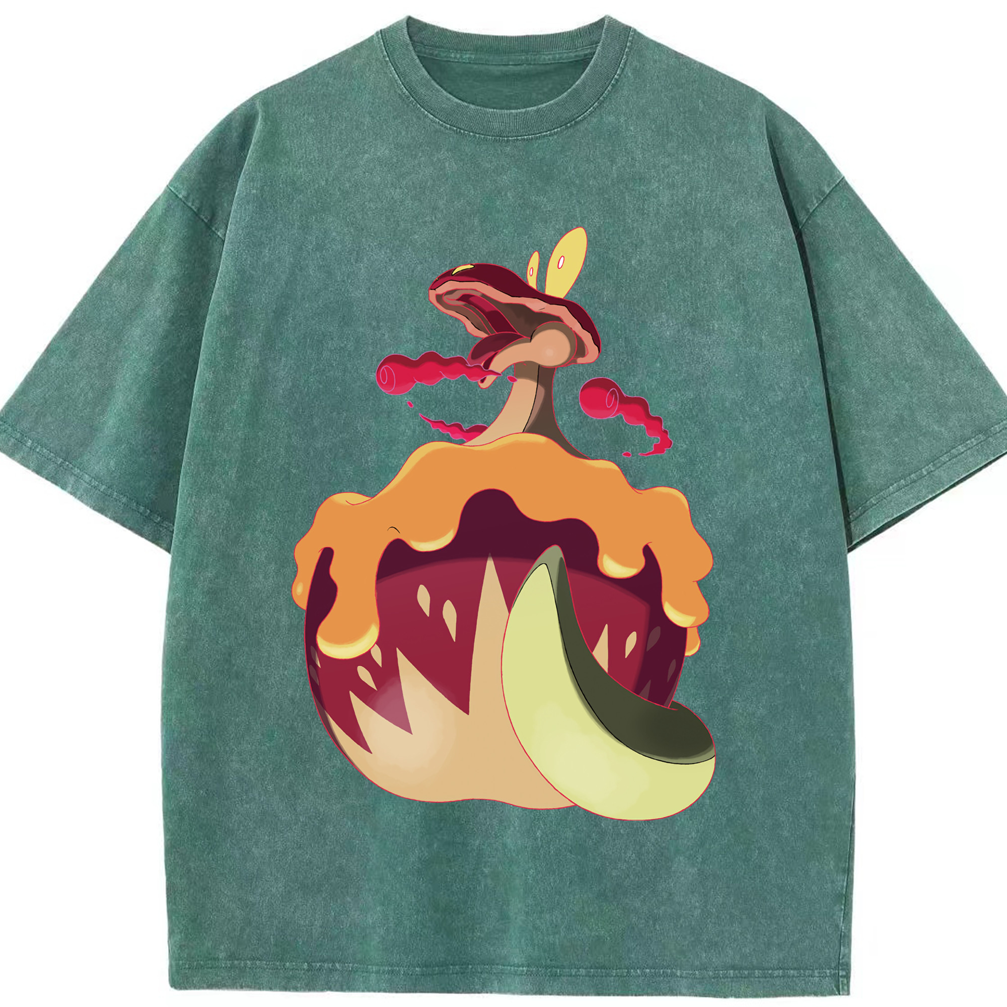 （画像用） ポケットモンスター Pokémon 綿100% ヴィンテージ風 半袖Tシャツ（フロントプリント）